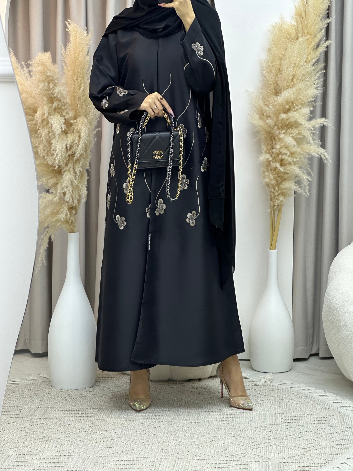 C Ramadan Black Eid Abaya 72