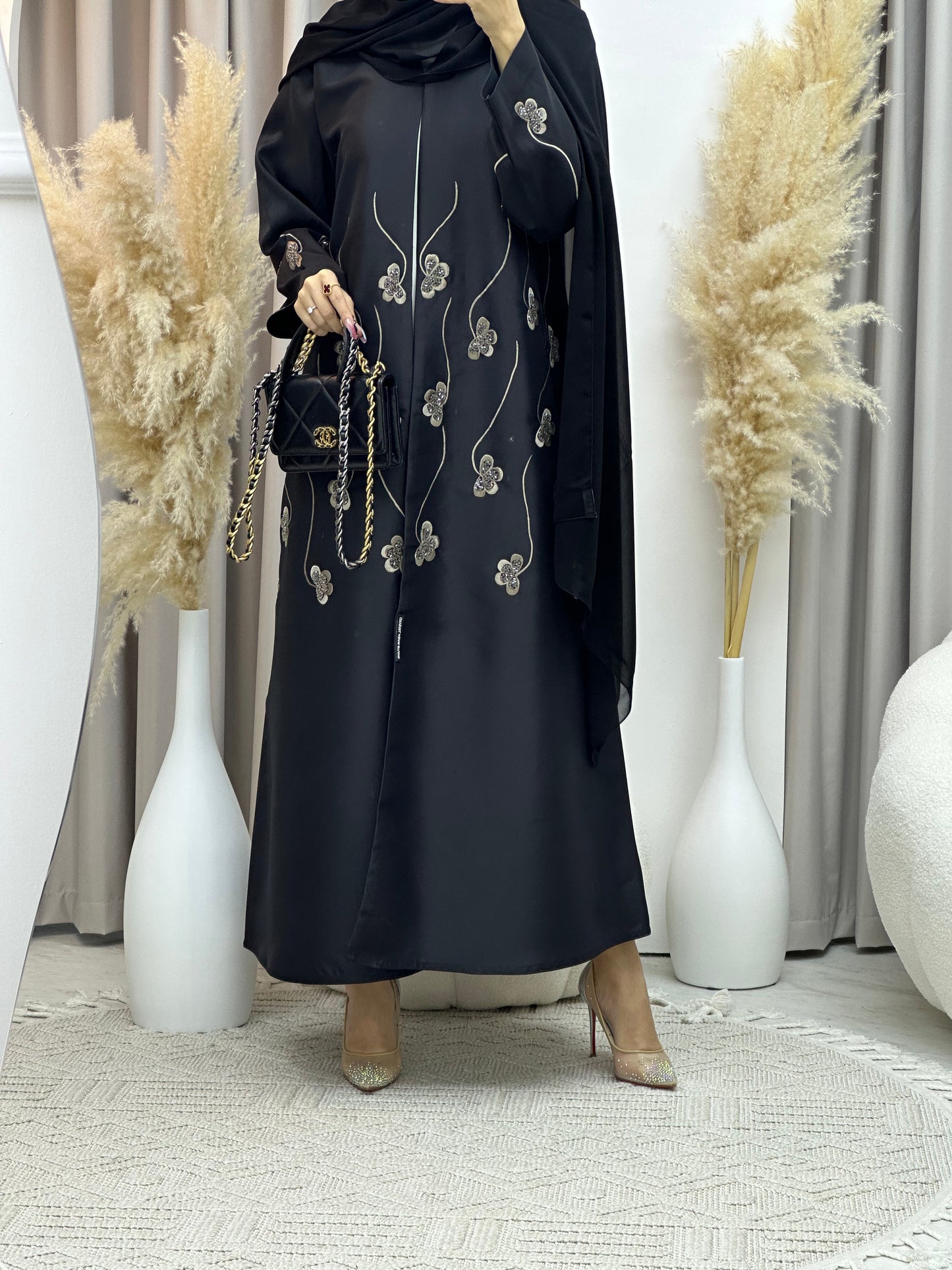 C Ramadan Black Eid Abaya 72