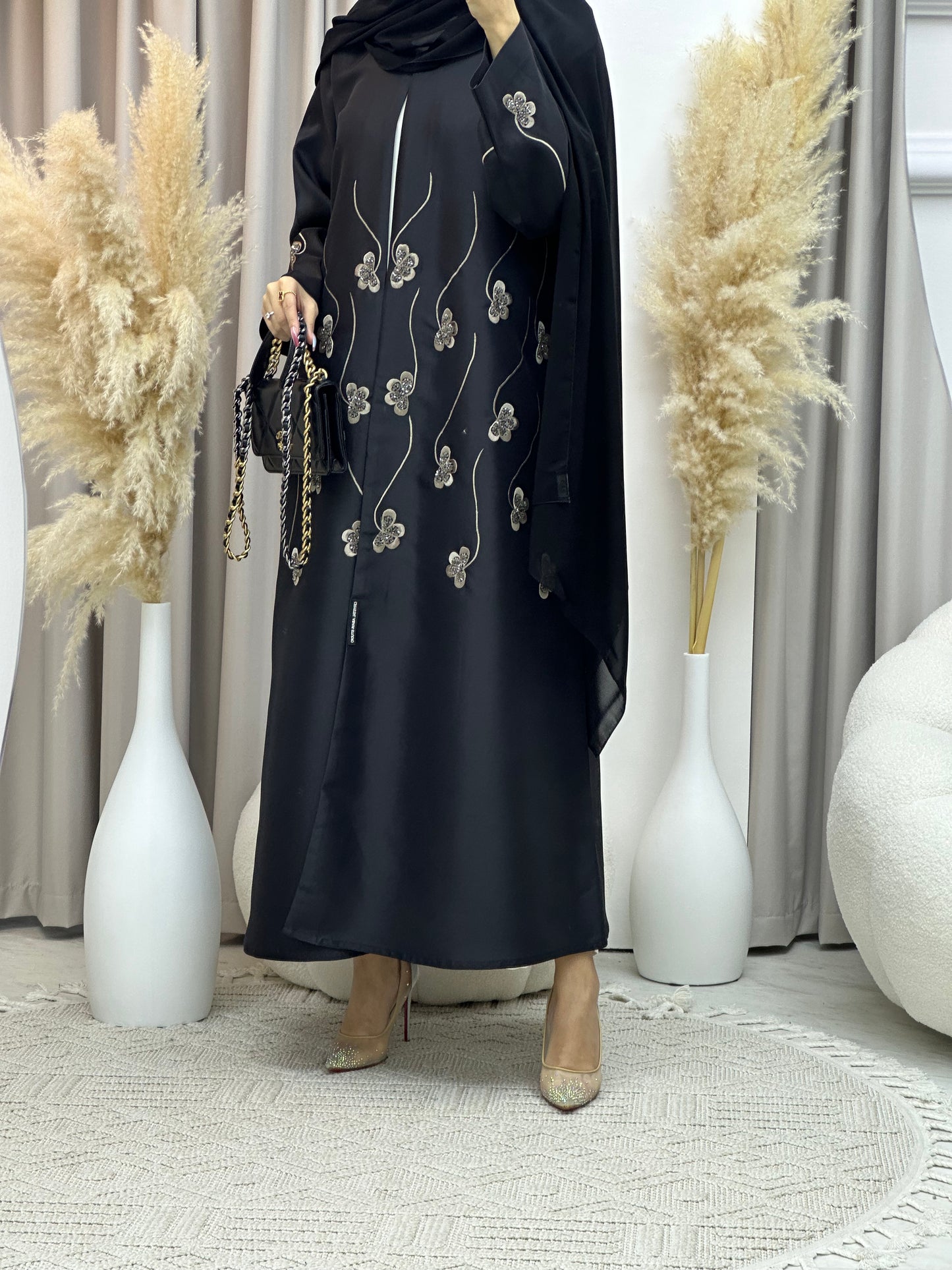 C Ramadan Black Eid Abaya 72