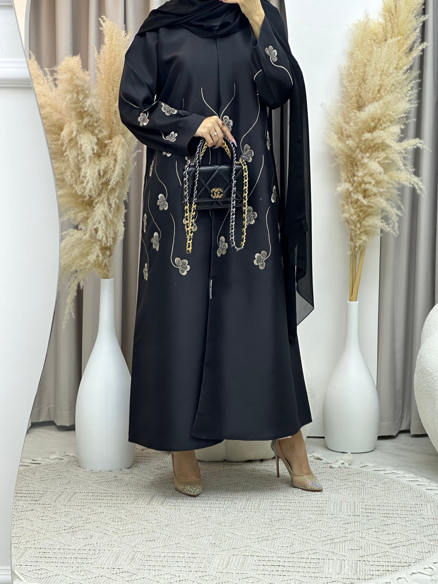 C Ramadan Black Eid Abaya 72