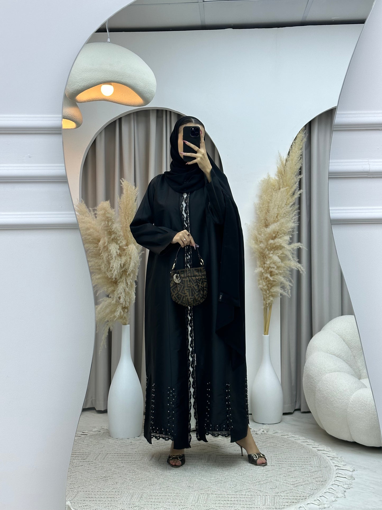 C Ramadan Black Eid Abaya 73