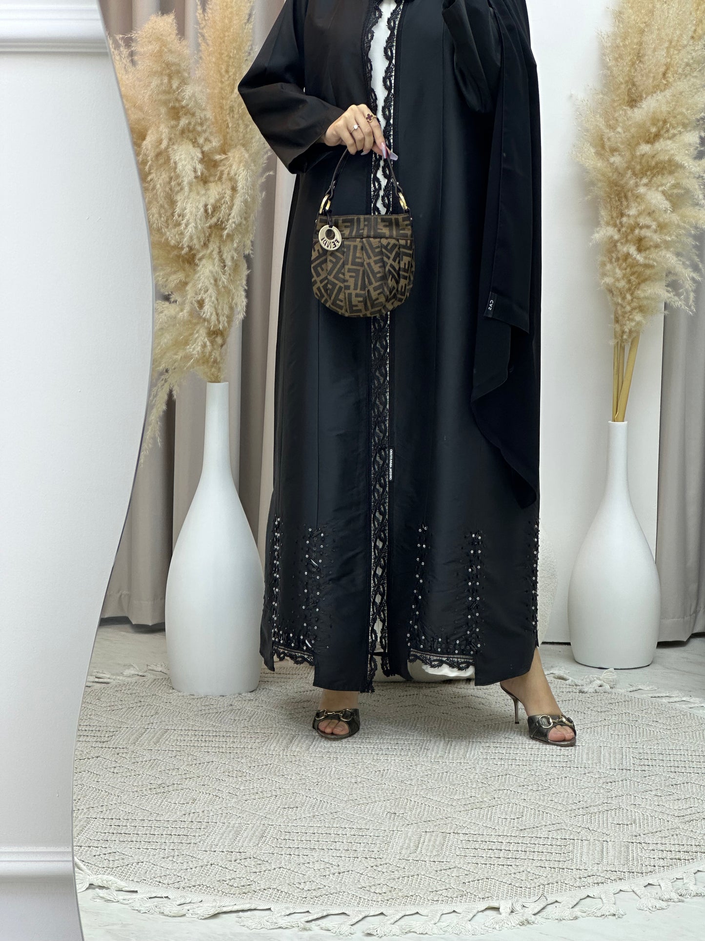 C Ramadan Black Eid Abaya 73