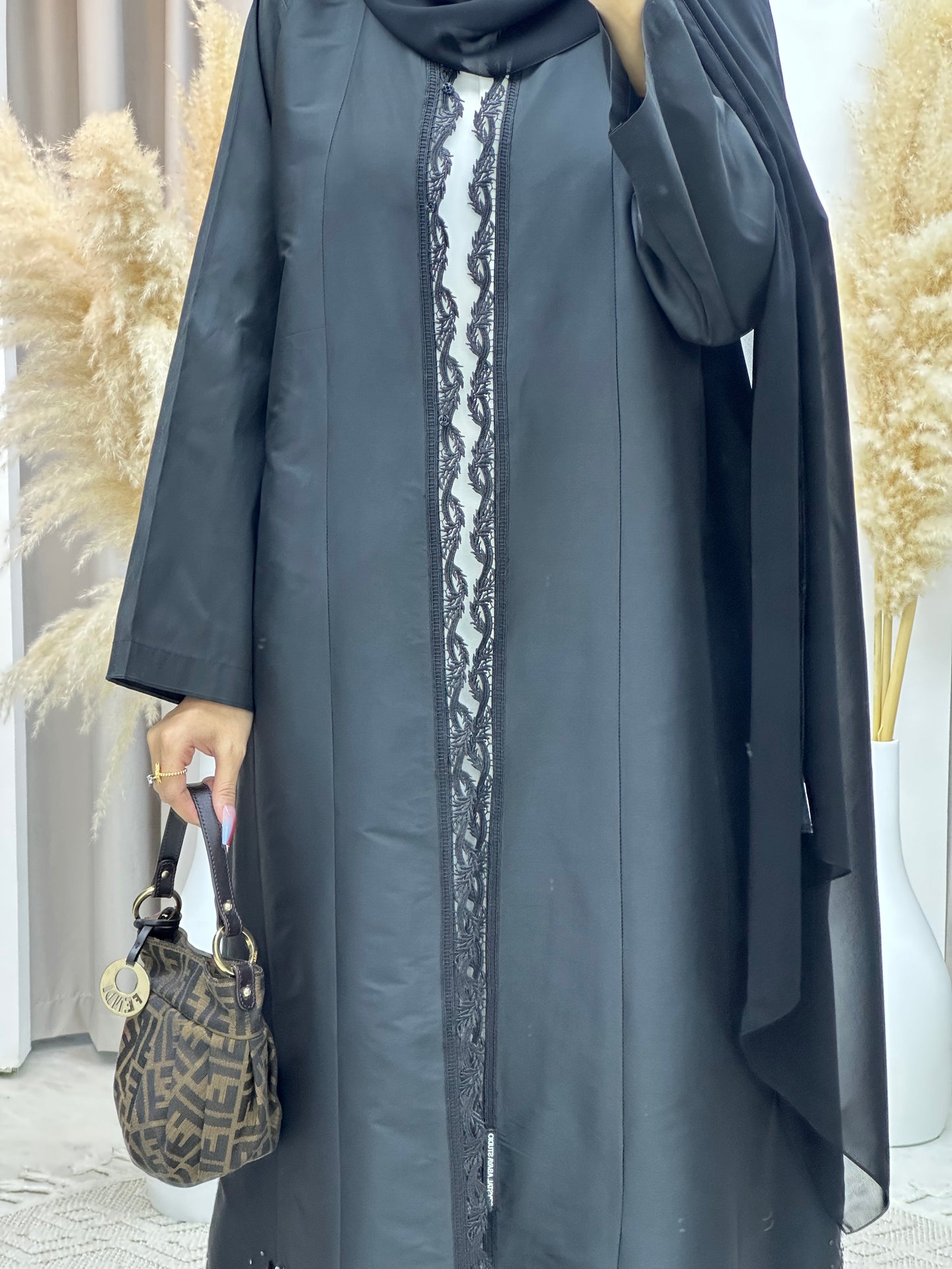 C Ramadan Black Eid Abaya 73