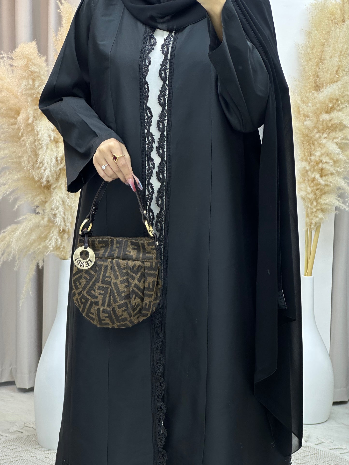 C Ramadan Black Eid Abaya 73