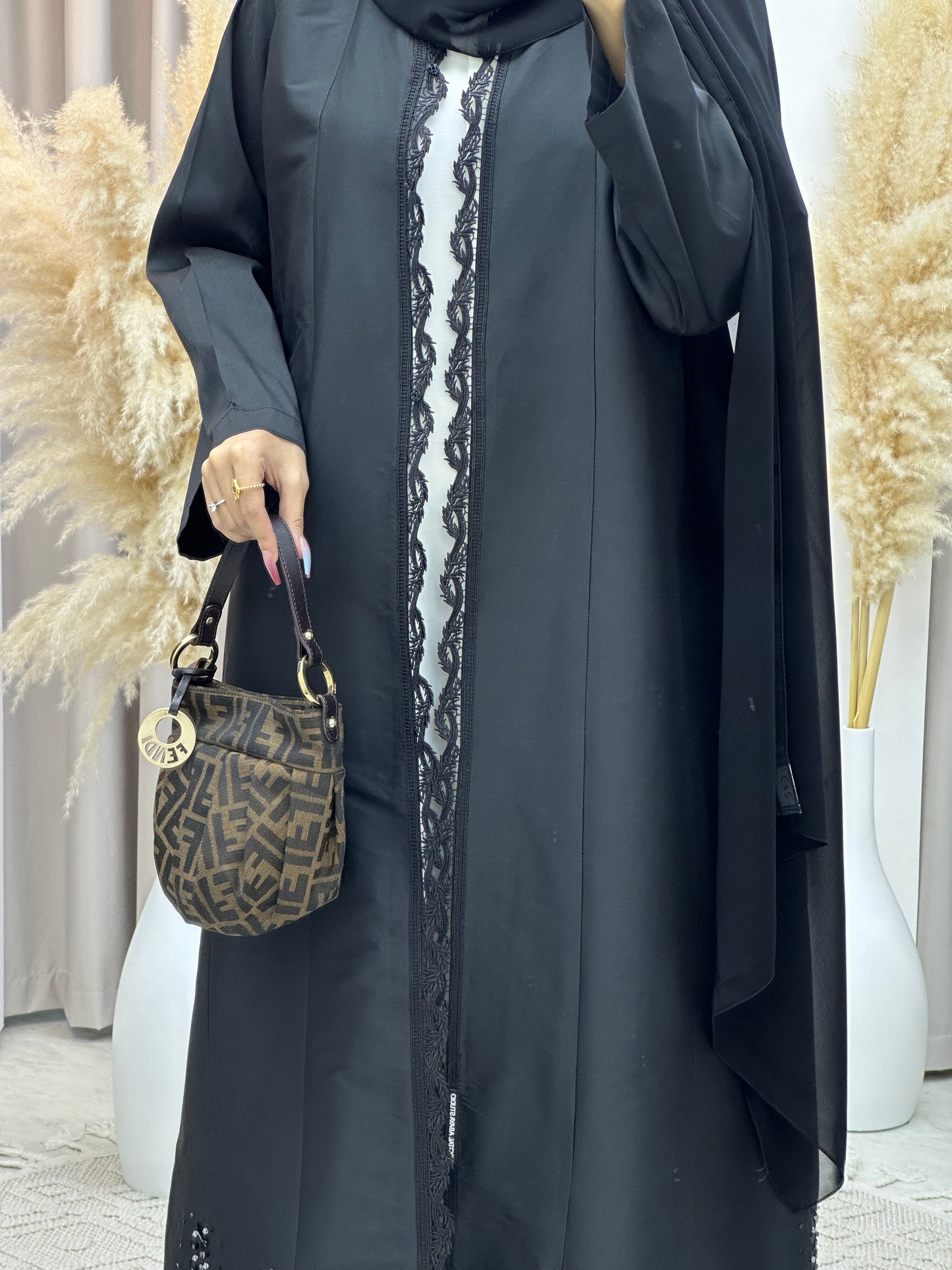 C Ramadan Black Eid Abaya 73