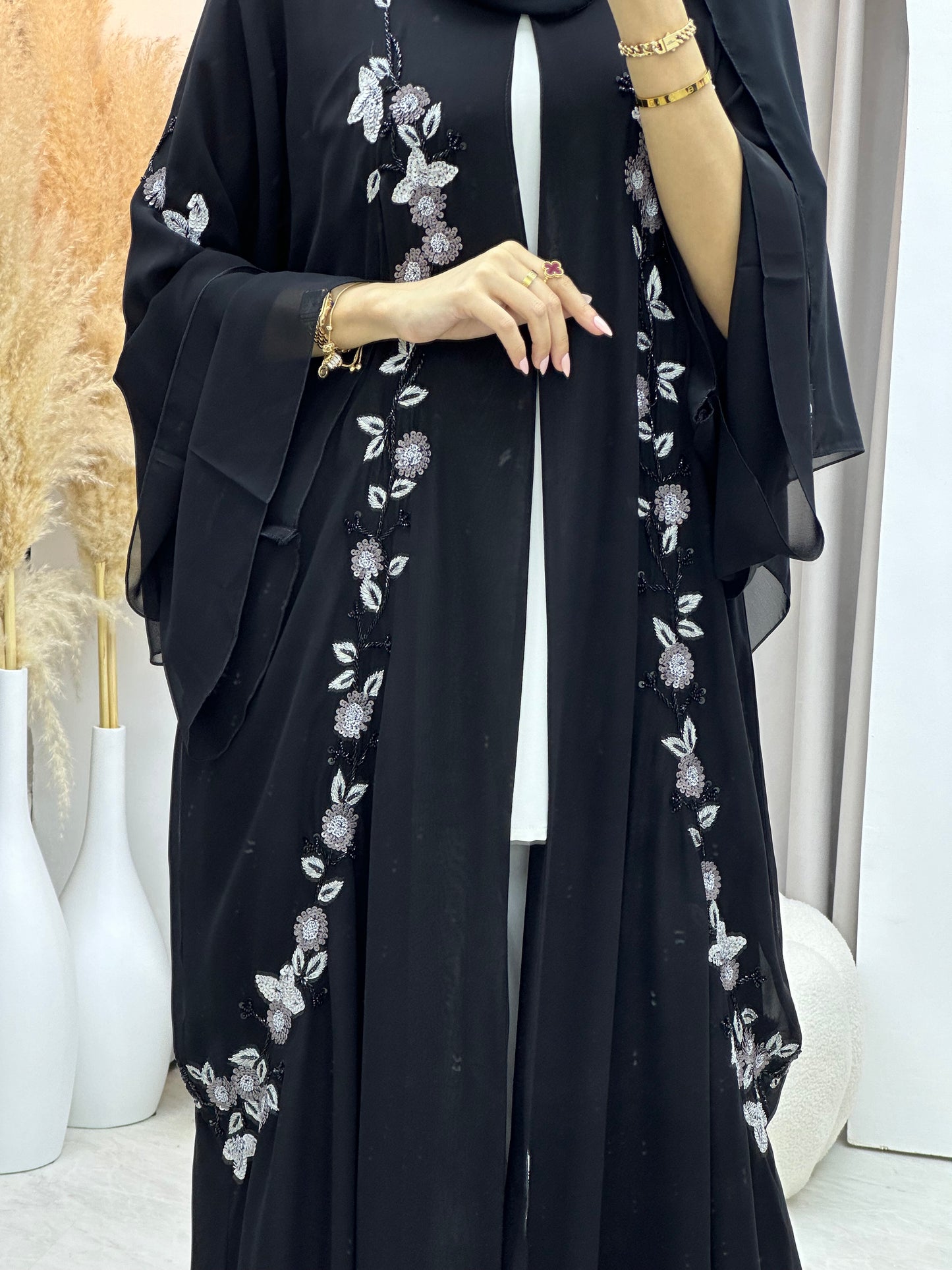 C 0066 Black Abaya