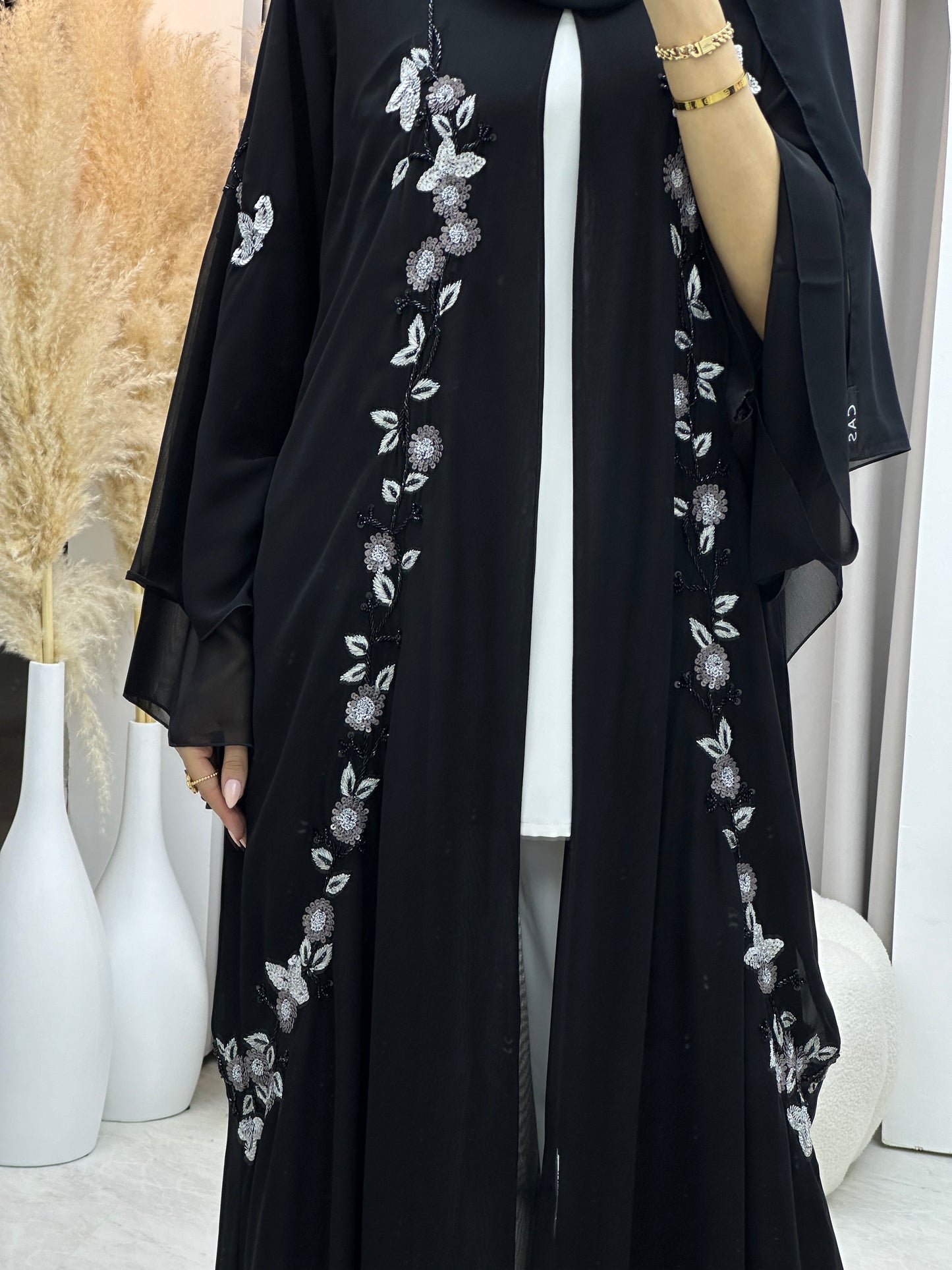 C 0066 Black Abaya