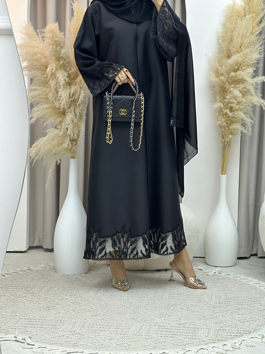 C Ramadan Black Eid Abaya 75