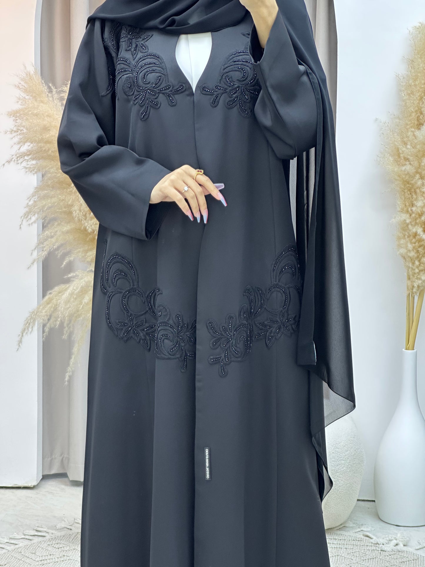 C Ramadan Black Eid Abaya 78