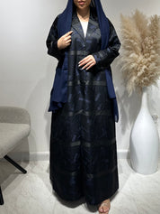 C 1648 Dark Blue Abaya