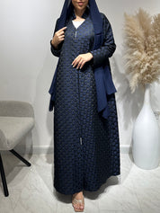 C 1649 Night Blue Abaya