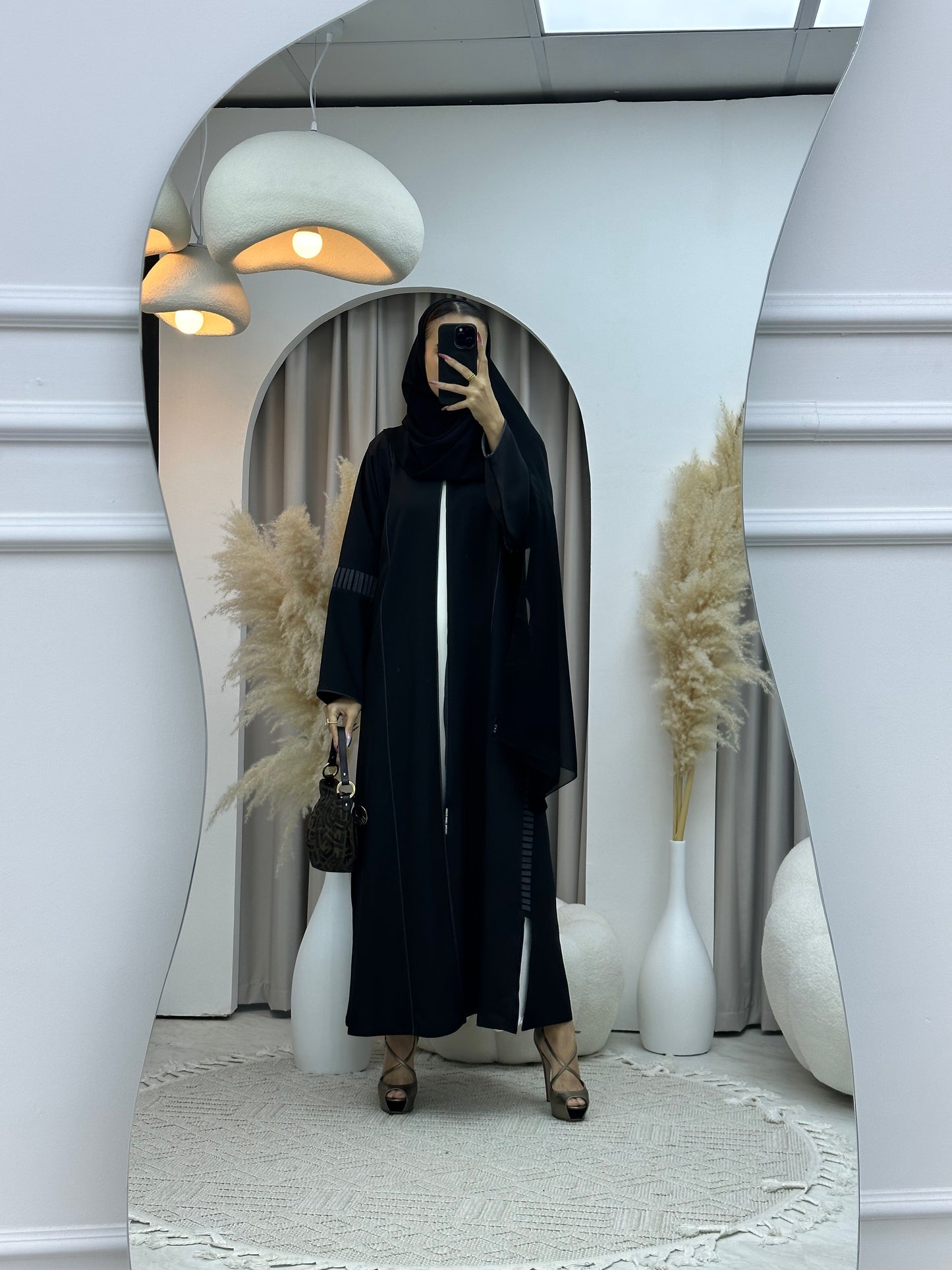 C Ramadan Black Eid Abaya 80