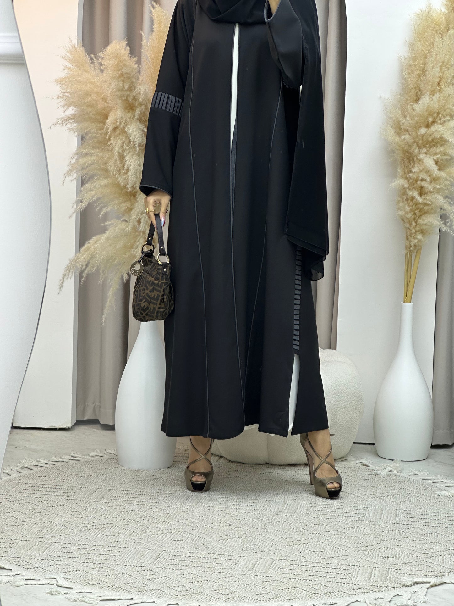 C Ramadan Black Eid Abaya 80