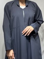 C 1650 Dark Grey Abaya