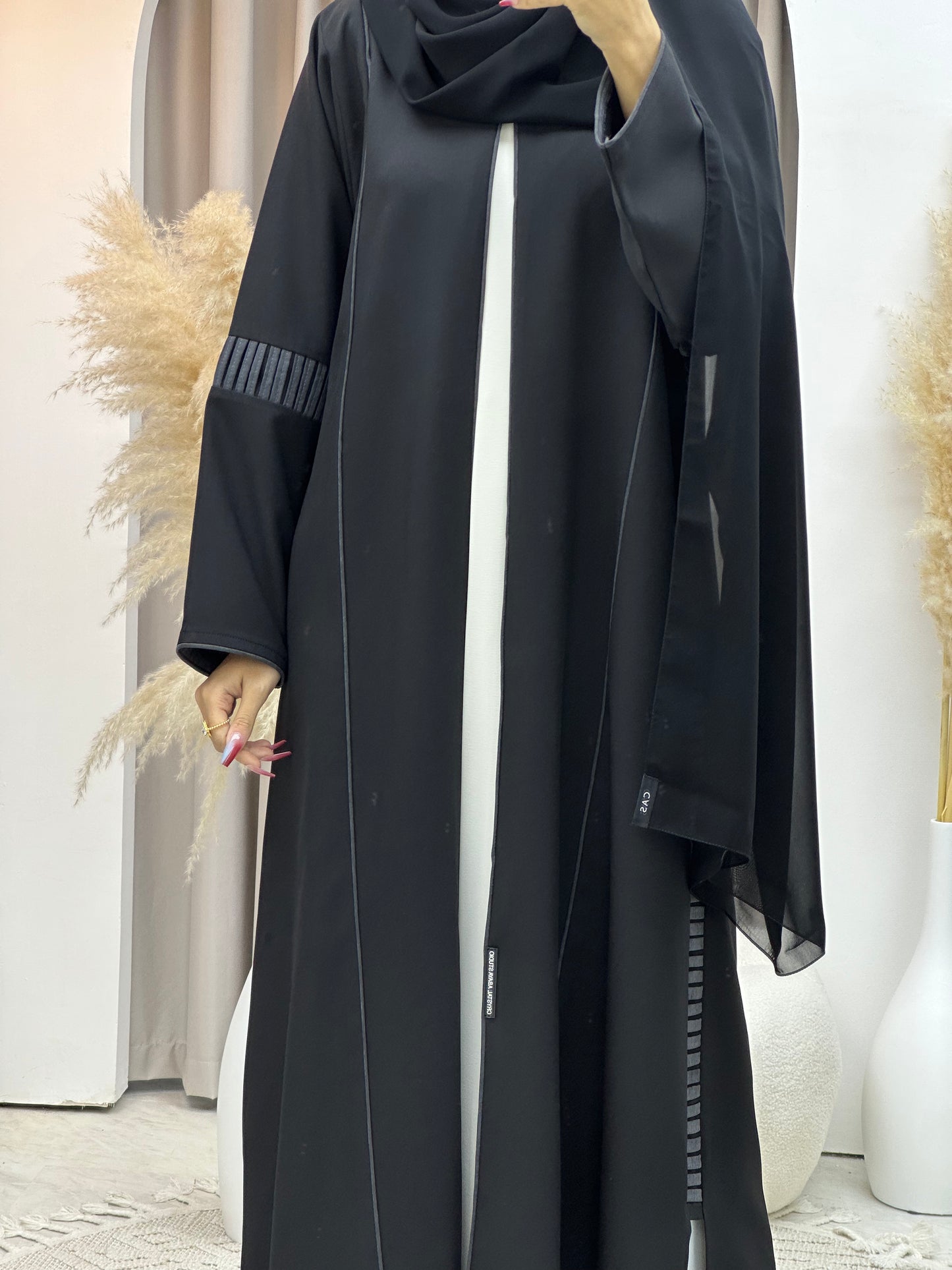 C Ramadan Black Eid Abaya 80