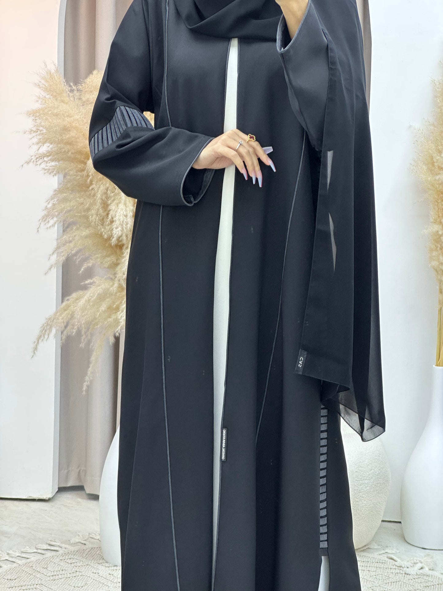 C Ramadan Black Eid Abaya 80