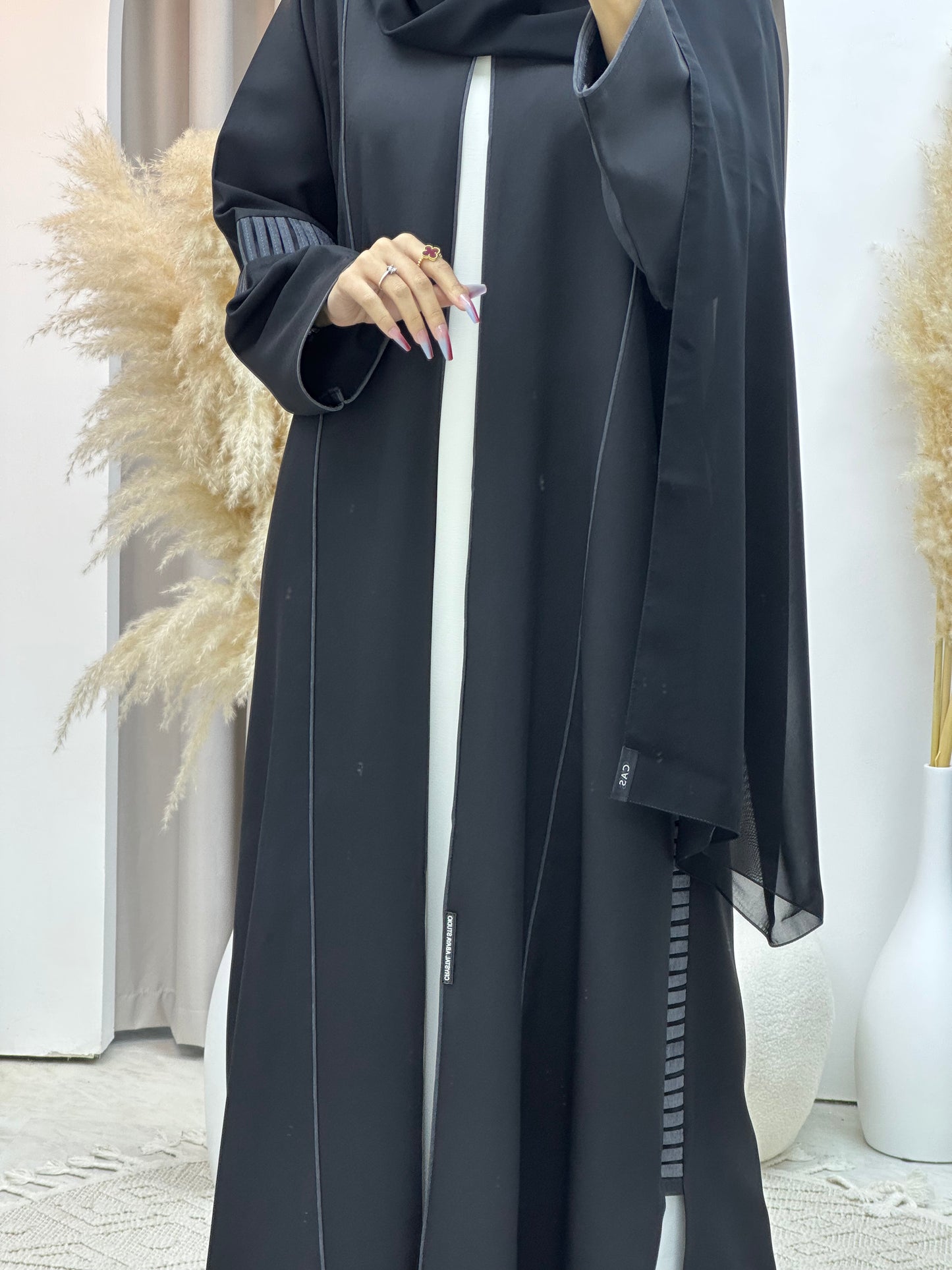 C Ramadan Black Eid Abaya 80