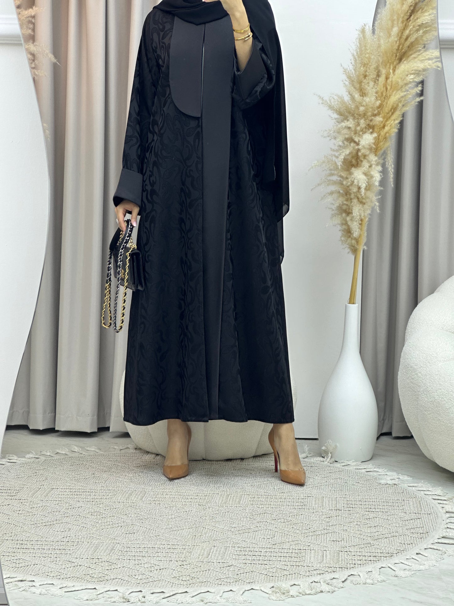 C RTW Ramadan Black Eid Abaya 81