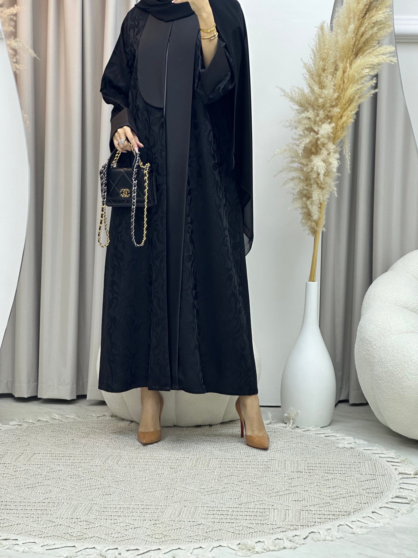 C RTW Ramadan Black Eid Abaya 81