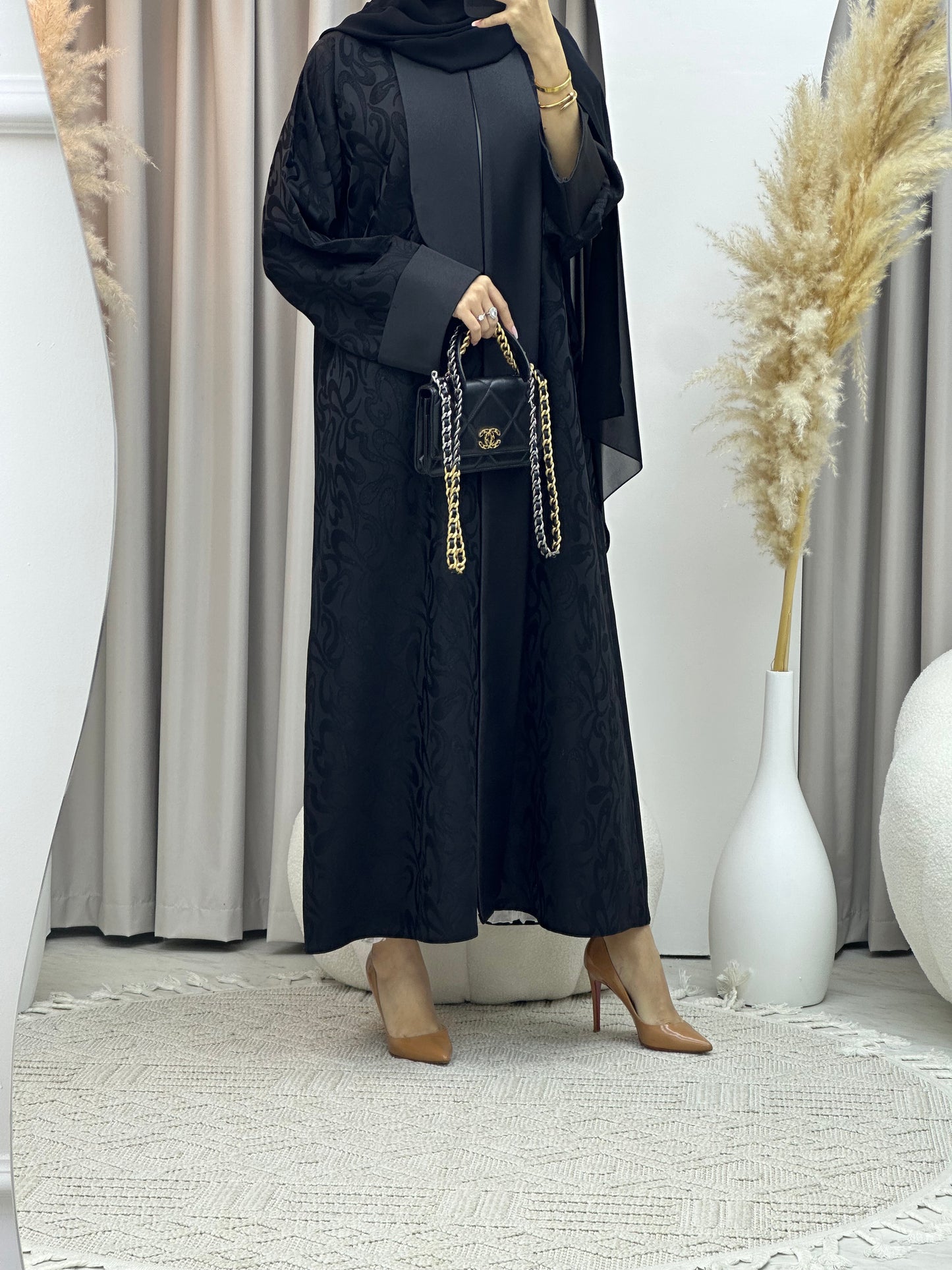 C RTW Ramadan Black Eid Abaya 81