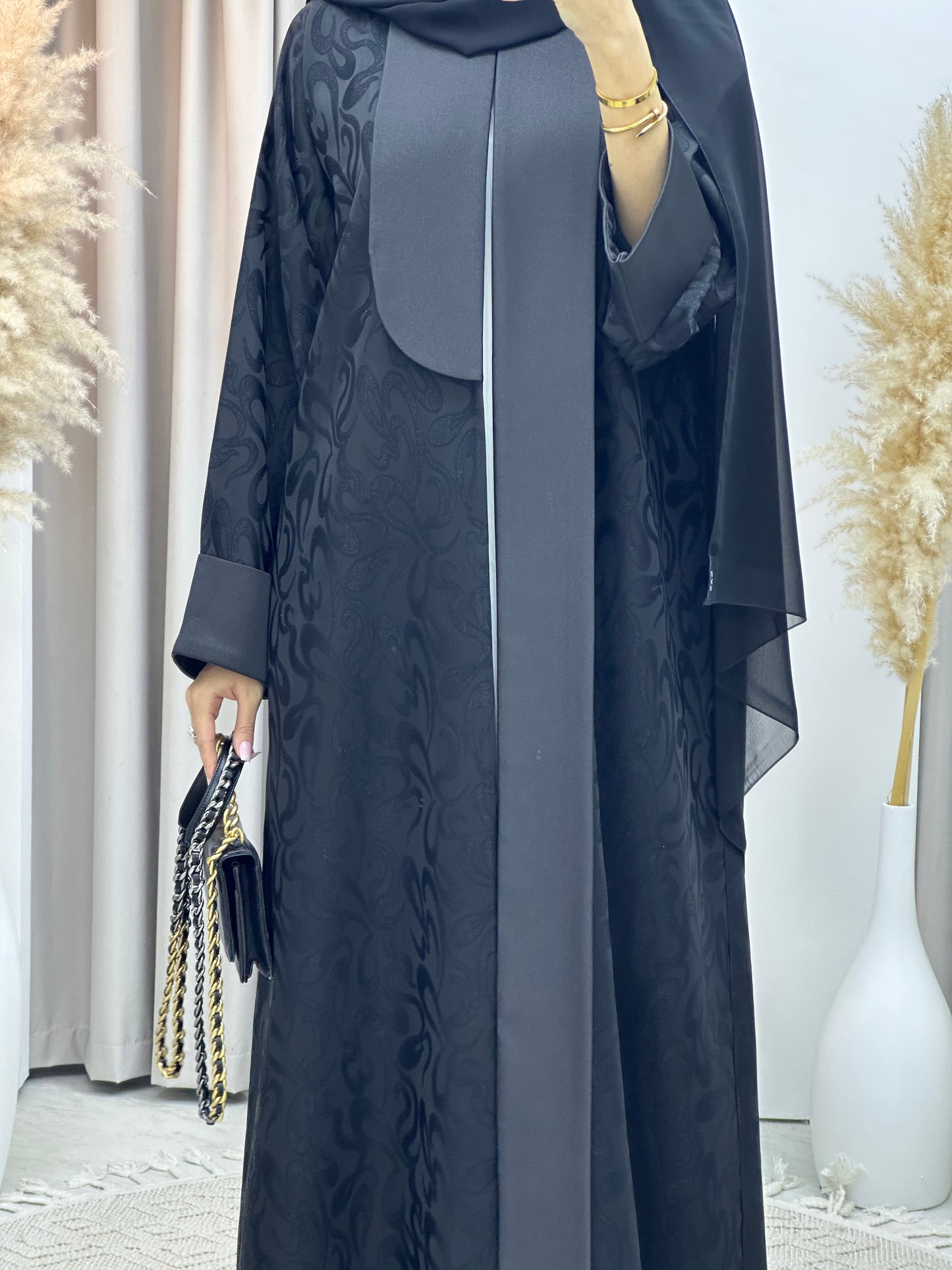 C RTW Ramadan Black Eid Abaya 81