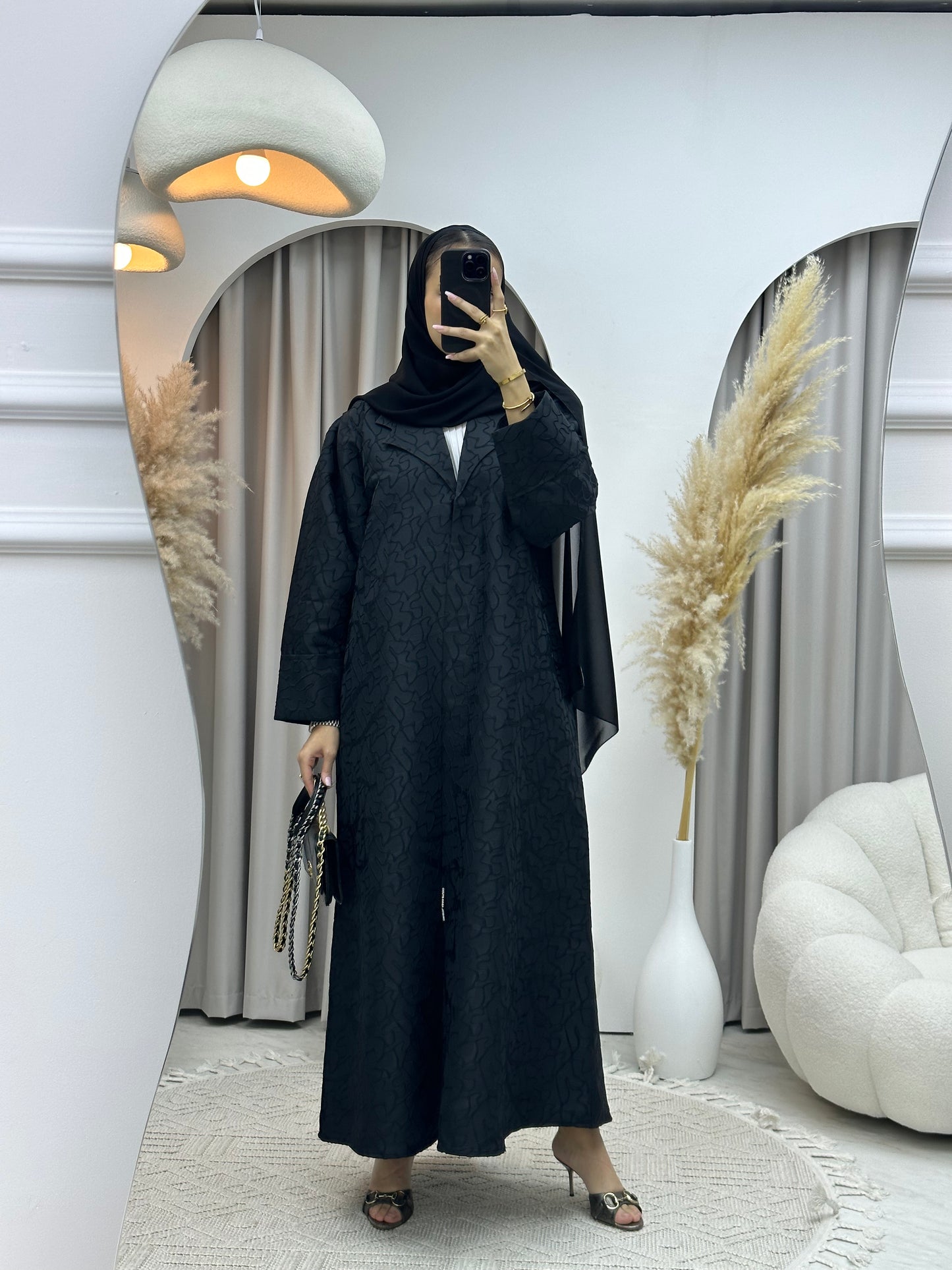 C Ramadan Black Eid Abaya 84