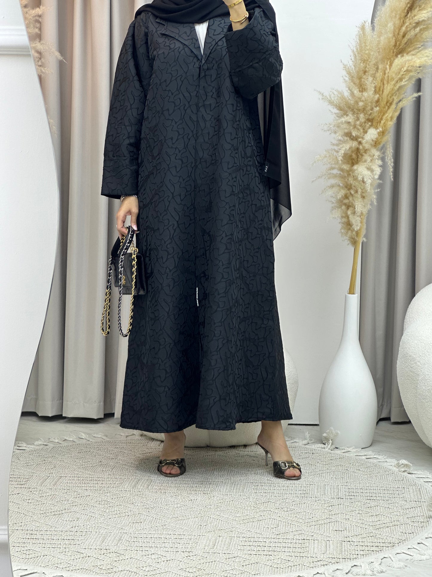 C Ramadan Black Eid Abaya 84