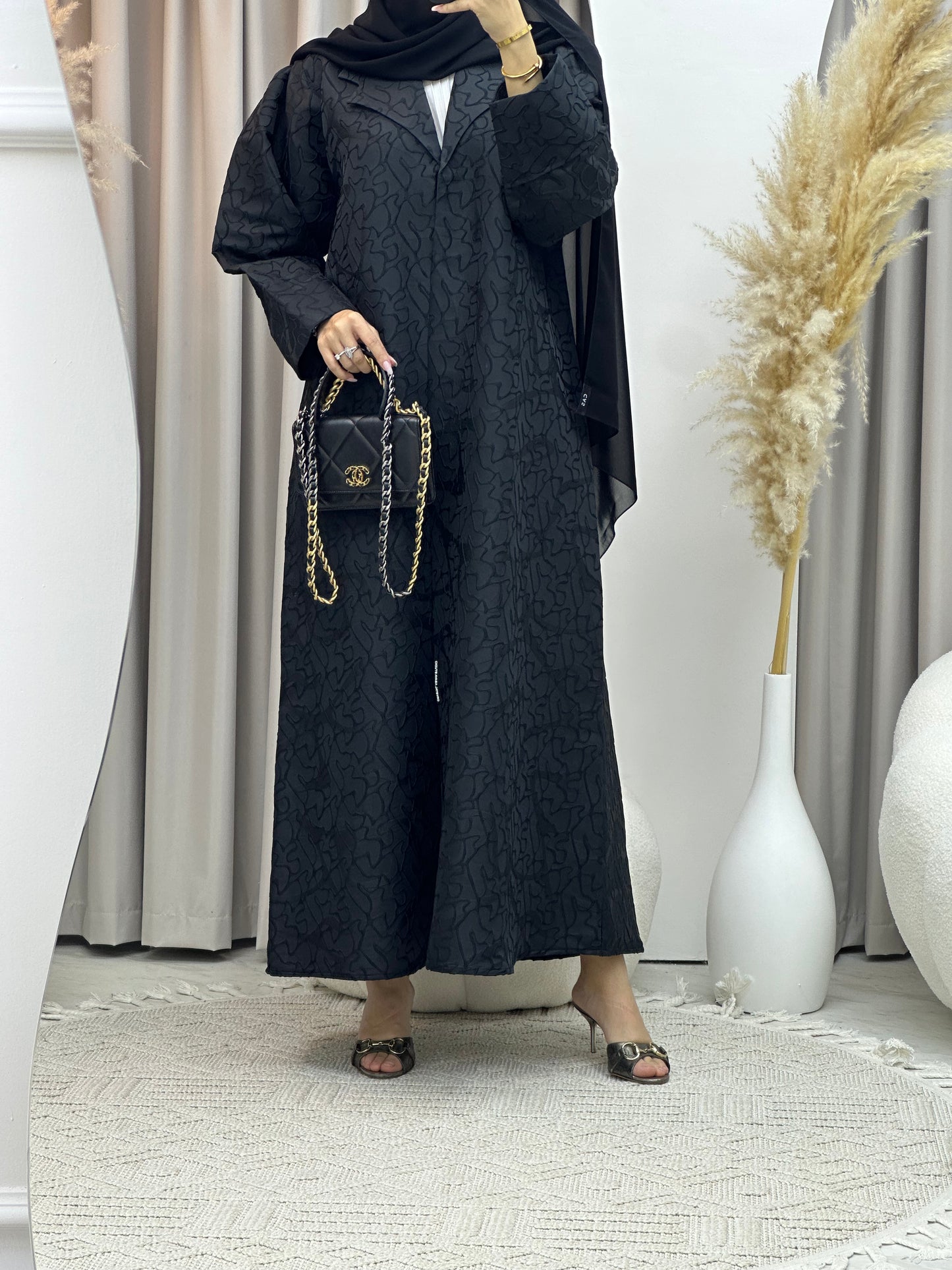 C Ramadan Black Eid Abaya 84