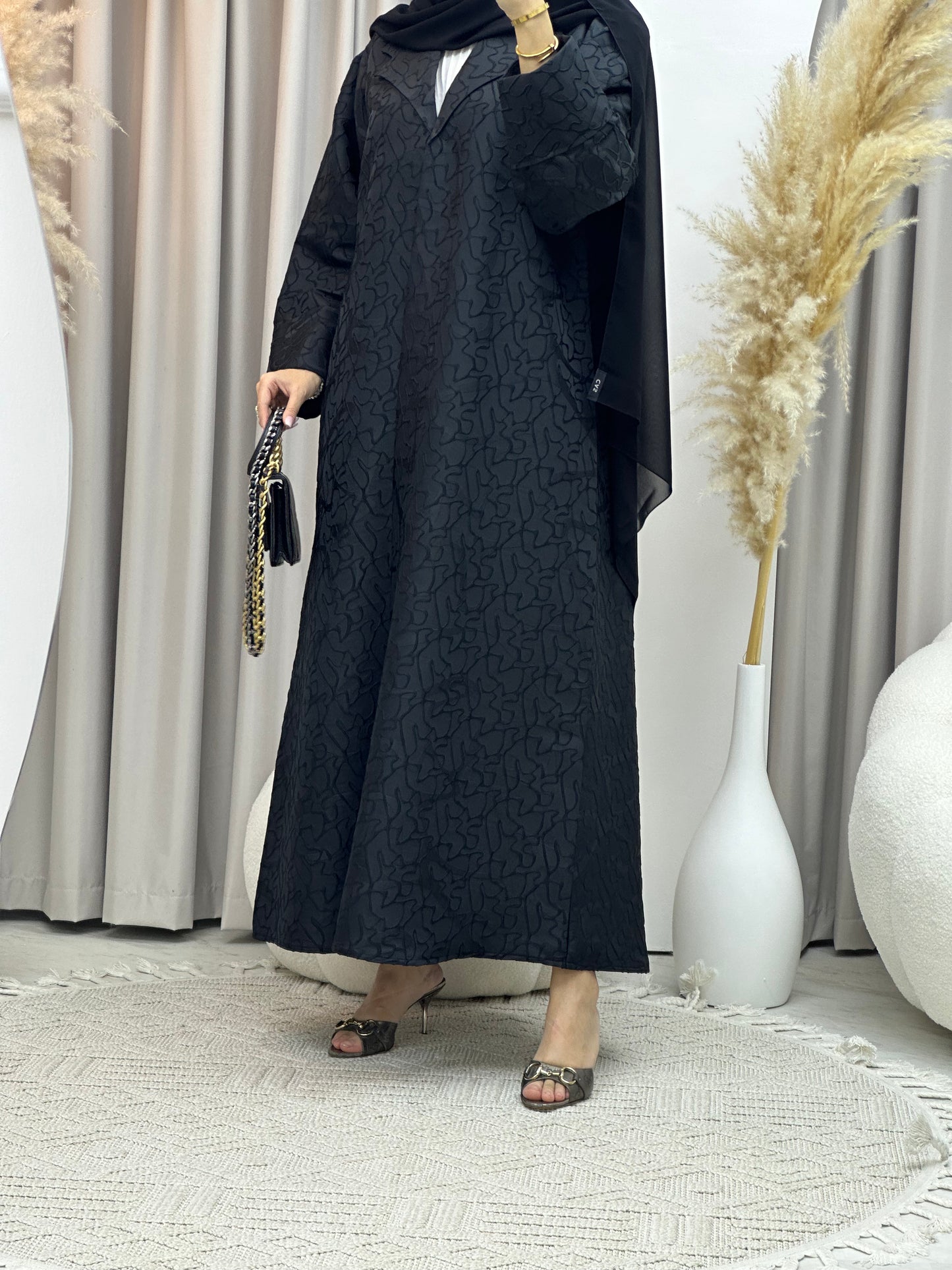 C Ramadan Black Eid Abaya 84