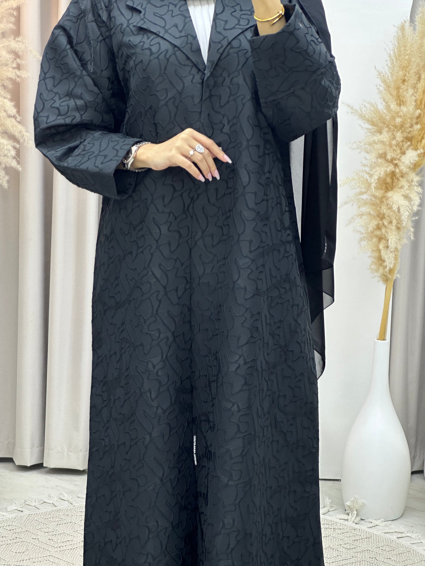 C Ramadan Black Eid Abaya 84