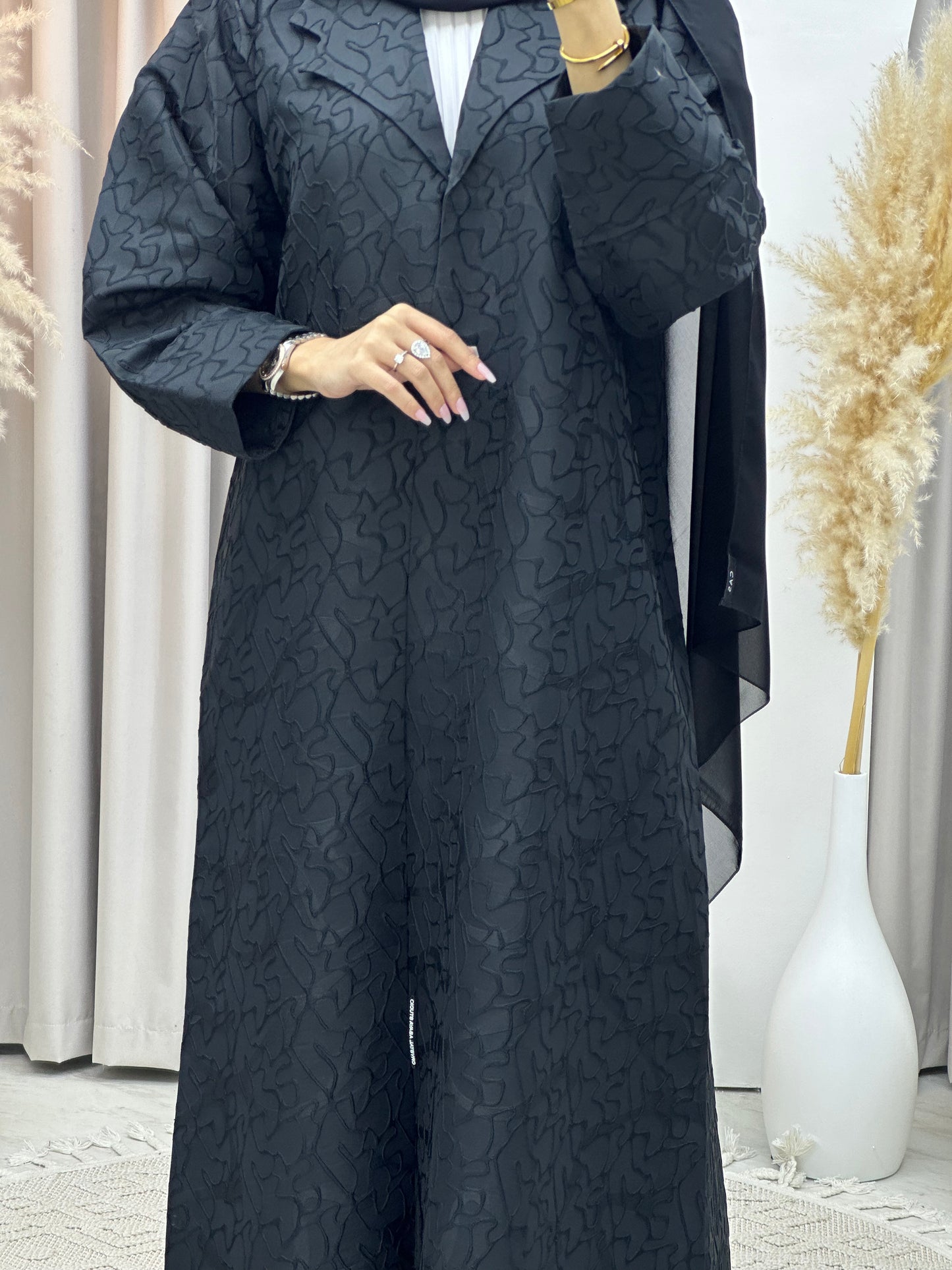 C Ramadan Black Eid Abaya 84