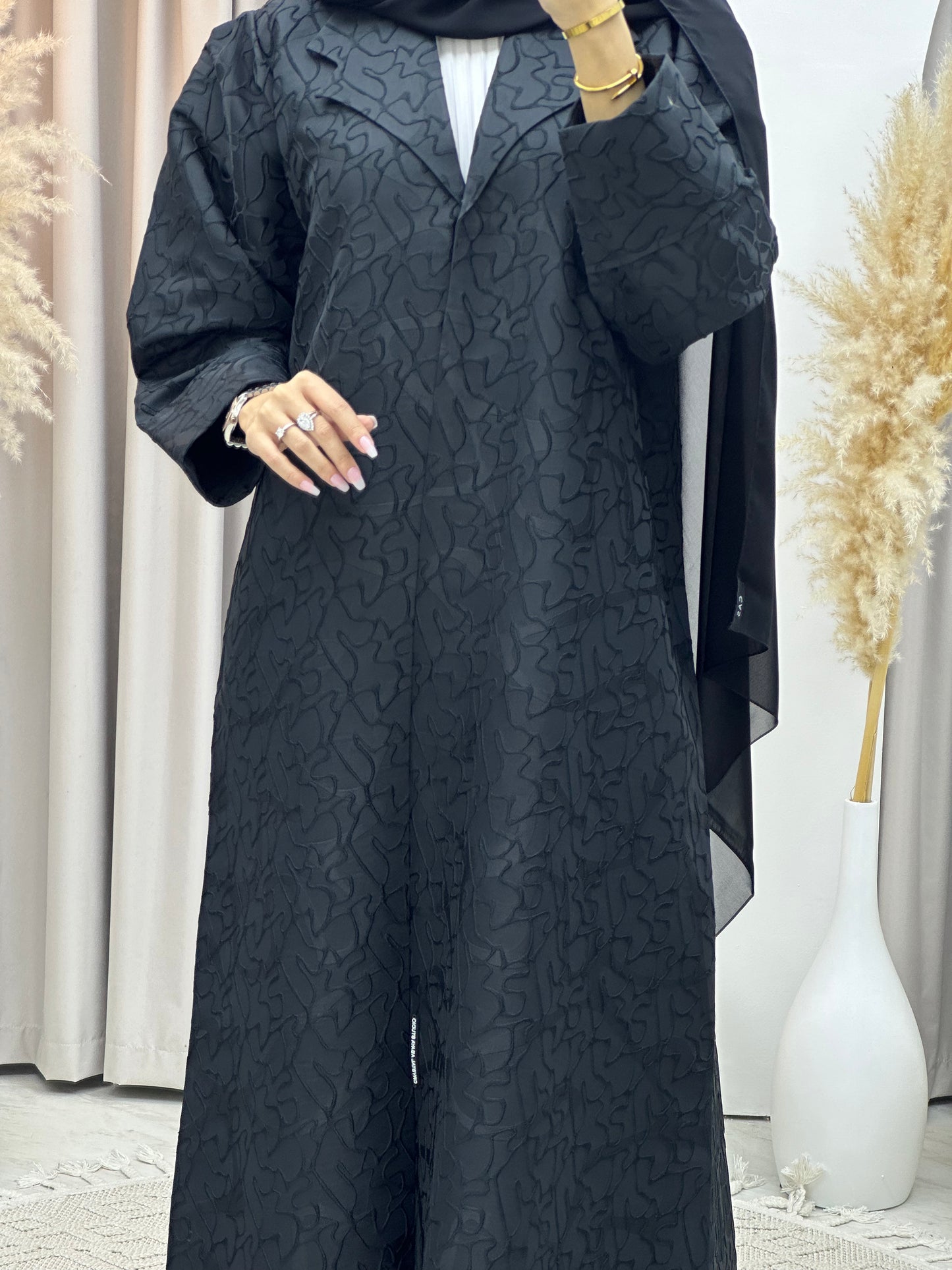 C Ramadan Black Eid Abaya 84