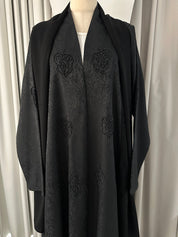 C 1624-02 Black Beaded Abaya