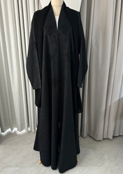 C 1624-02 Black Beaded Abaya