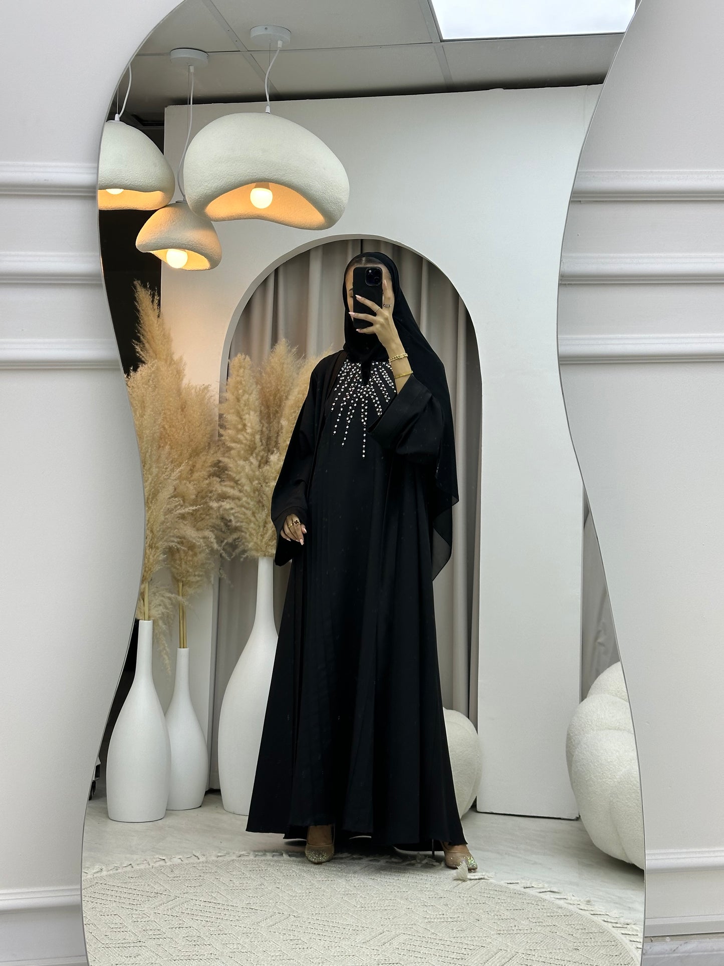 C 0068 Black Abaya Set