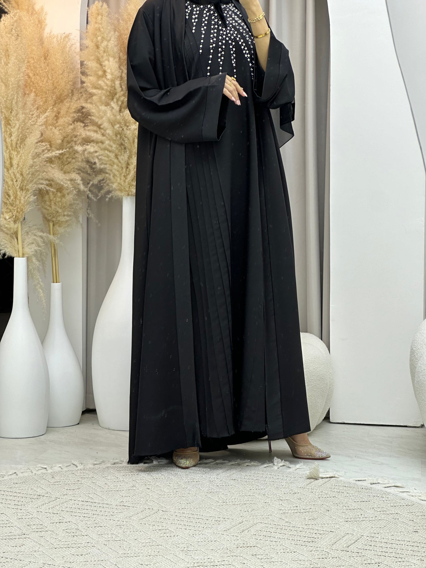 C 0068 Black Abaya Set