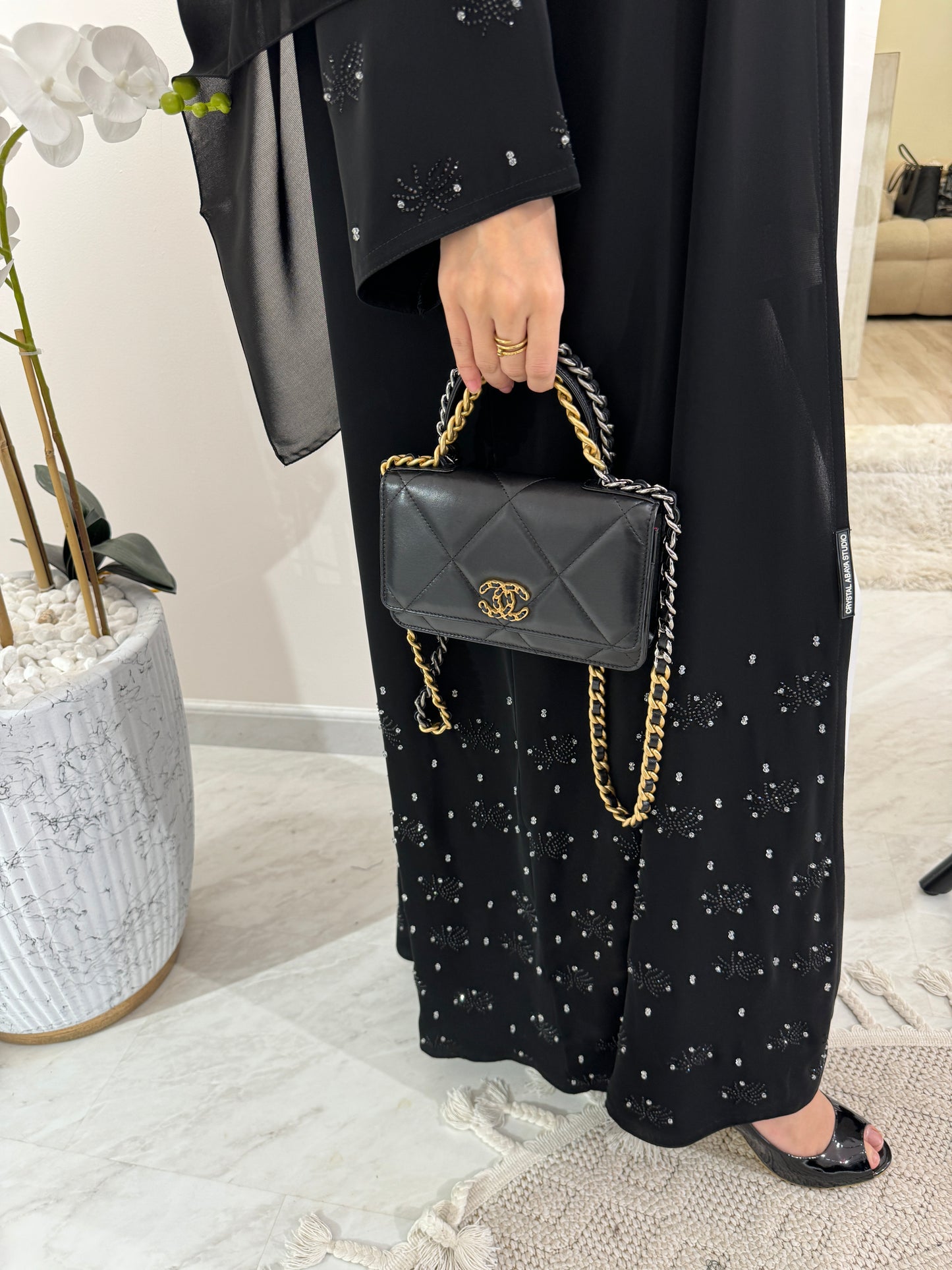 C RTW Black Summer Eid Abaya 21