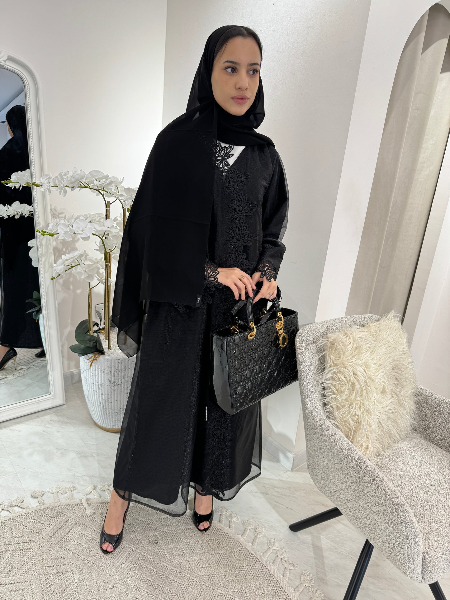 C RTW Black Summer Eid Abaya 24