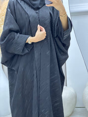 C RTW 0487 Black Bisht Abaya