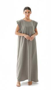 C 005-06 Premium Pistachio Under Abaya Dress
