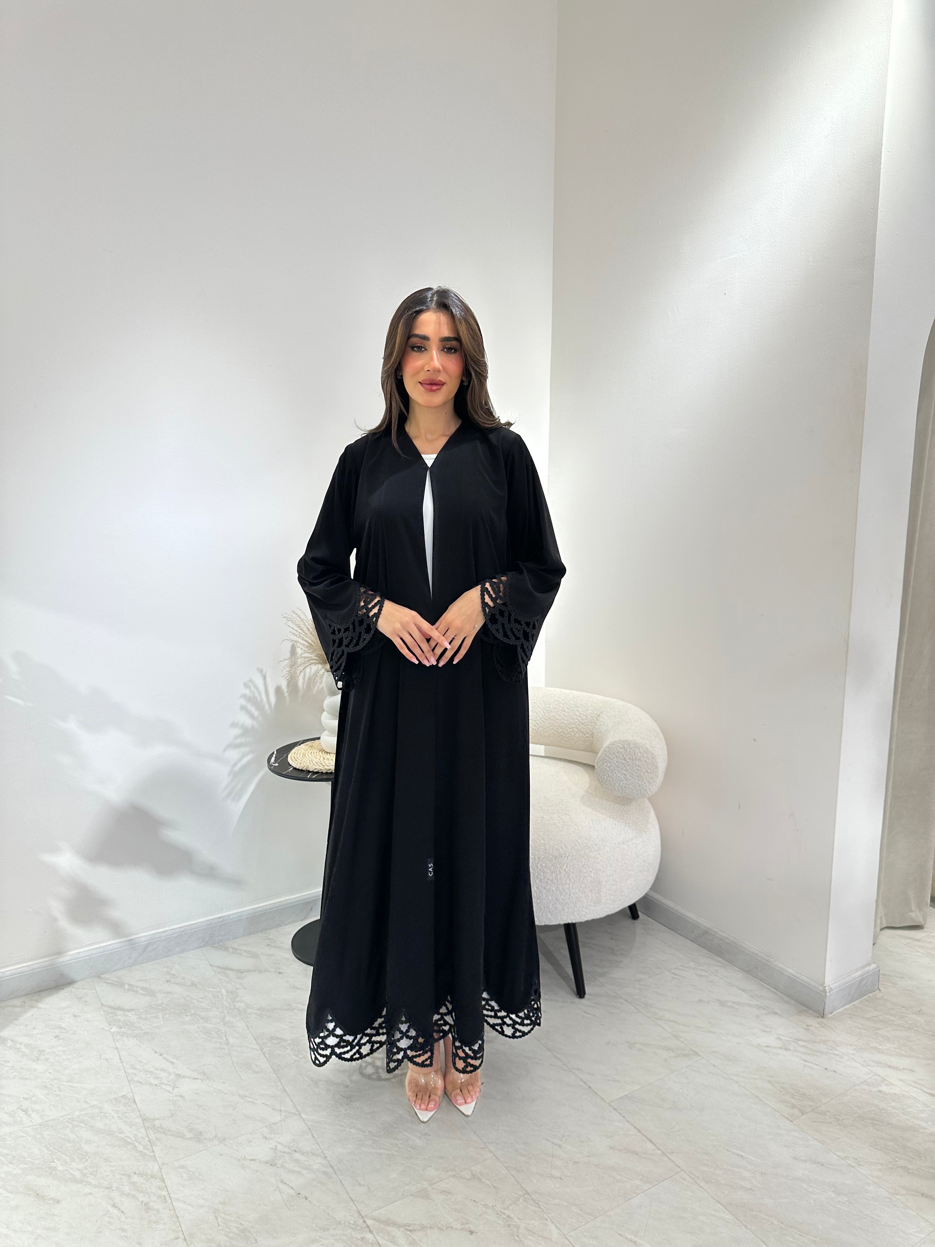 C 1008 Black Abaya