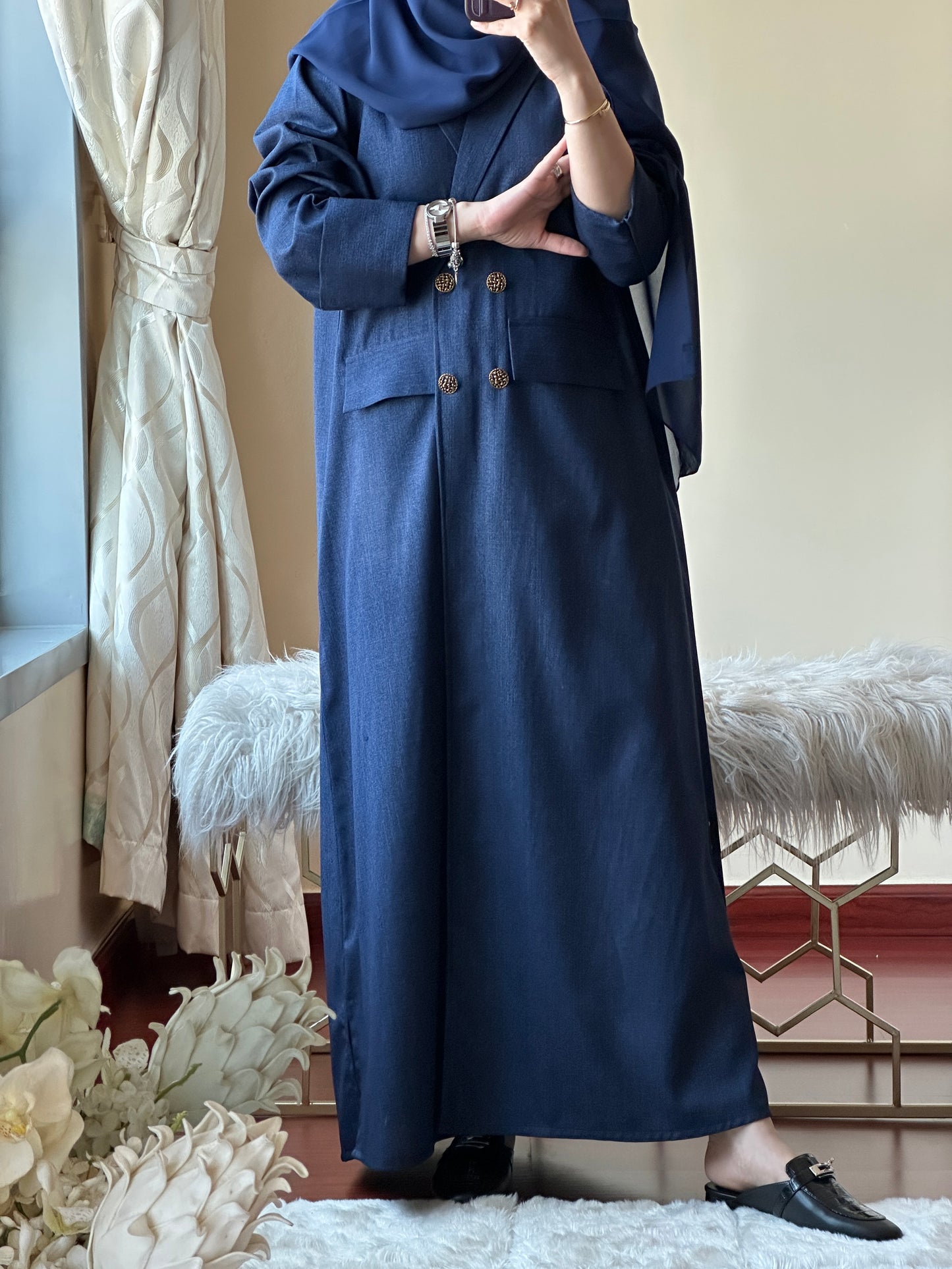 C-Blue-Linen-Coat-Abaya-Set-01