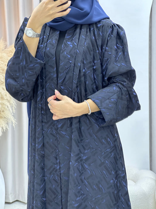 C 0276-03 Navy Blue Tagged Abaya