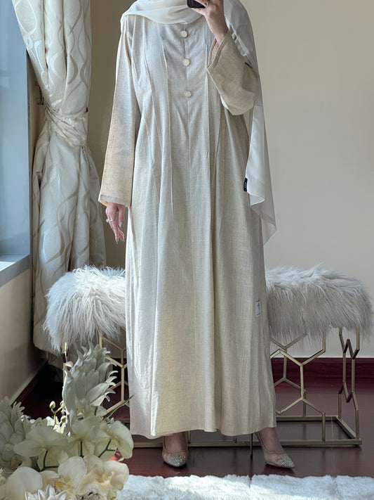 C-Beige-Summer-Linen-Dress