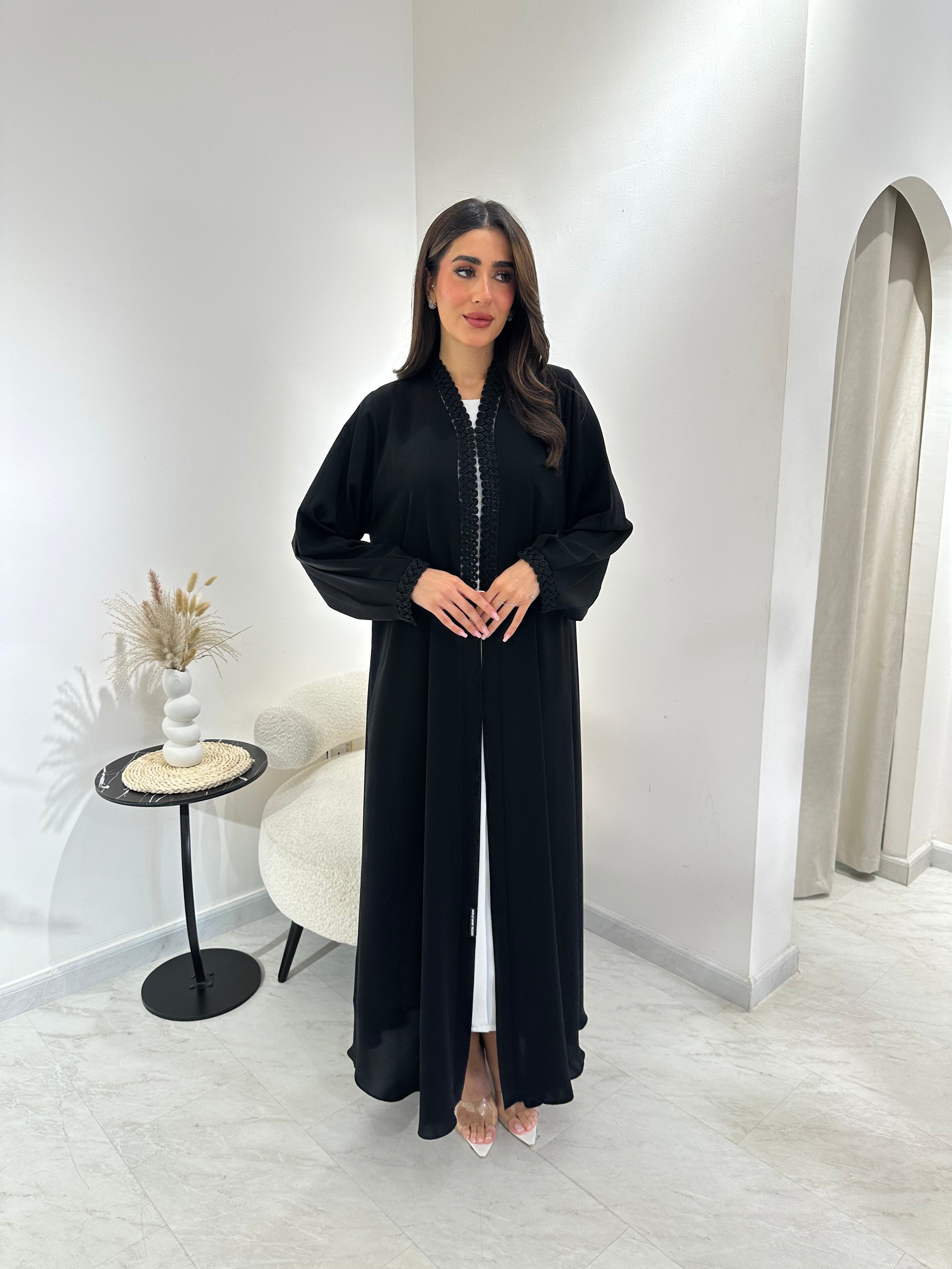C 1014 Black Abaya
