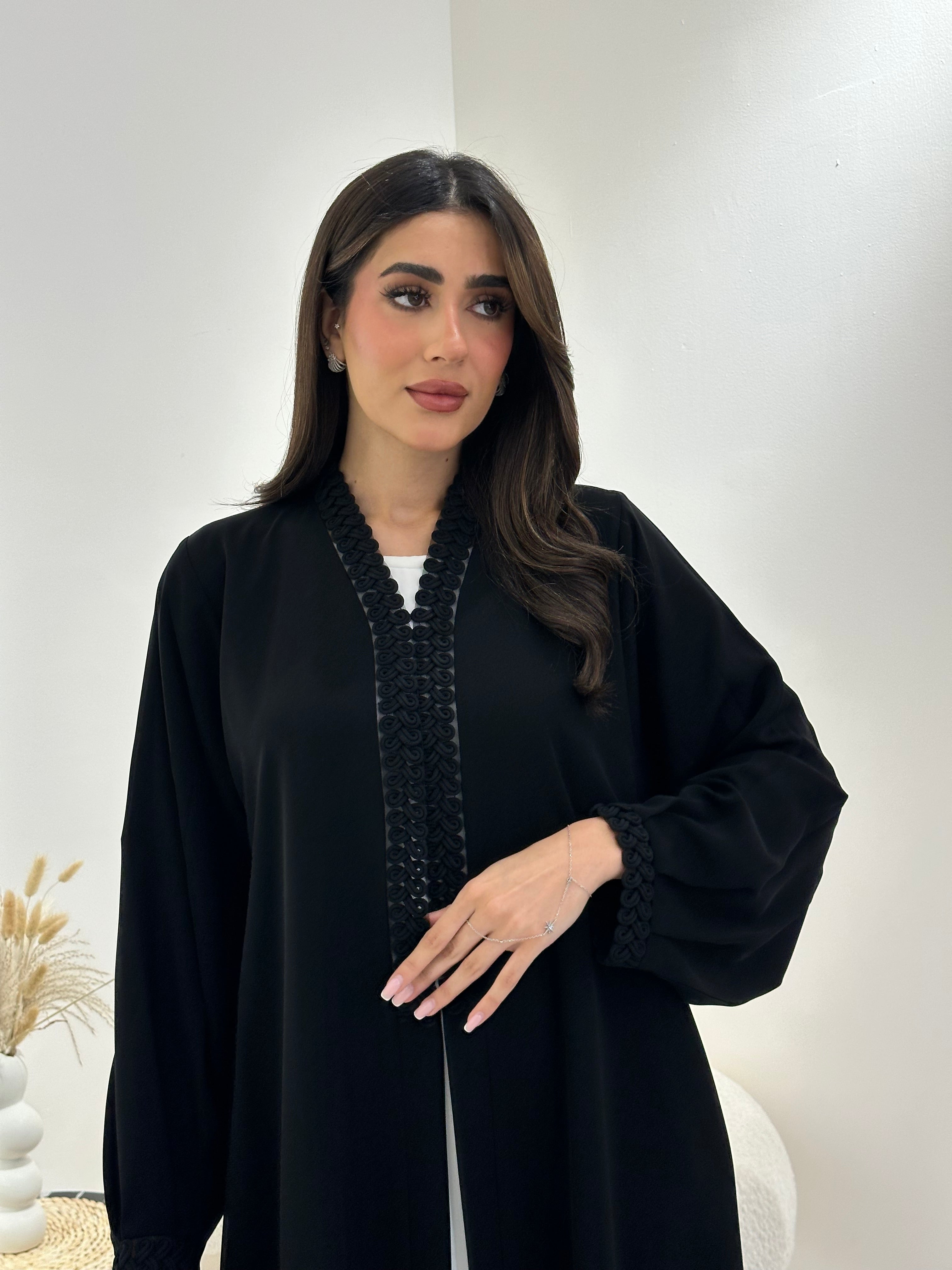 C 1014 Black Abaya