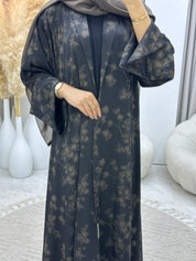 C RTW-U 0496 Gold Metallic Printed Abaya