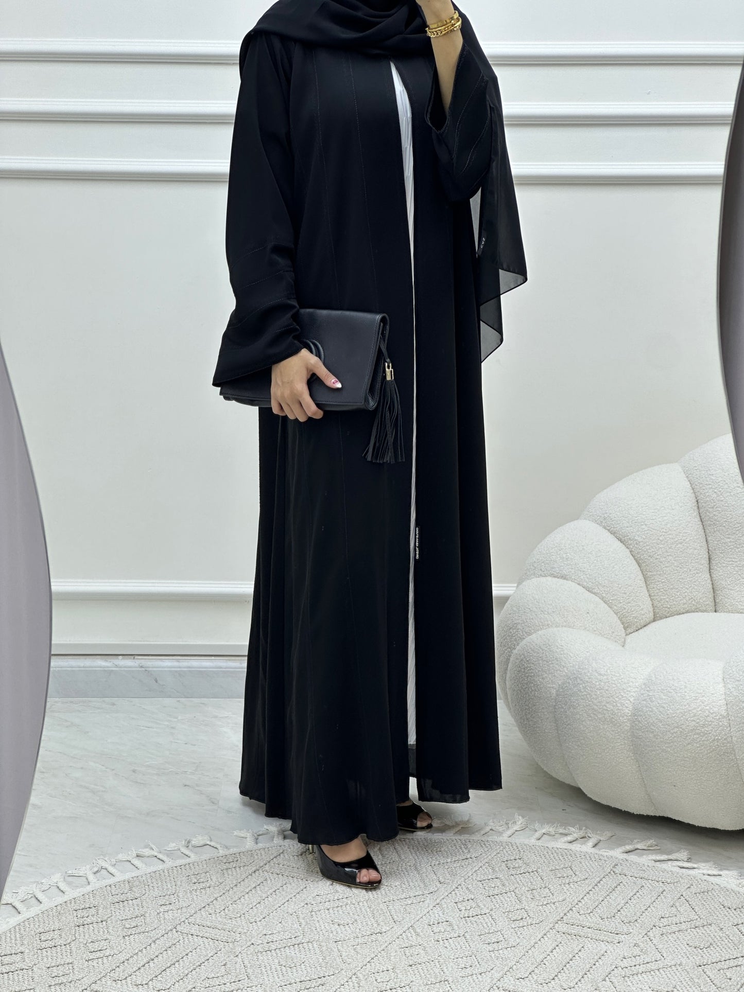 C Ramadan Black Eid Abaya 01