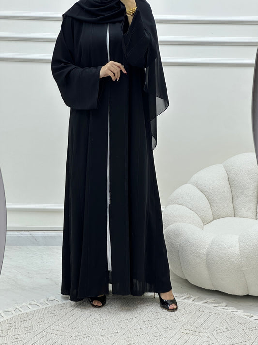 C Ramadan Black Eid Abaya 01