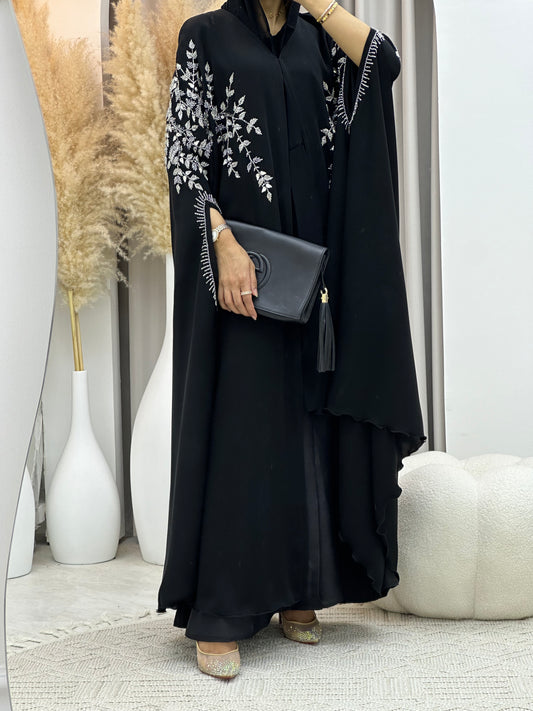 C 0097 Black Wedding Abaya